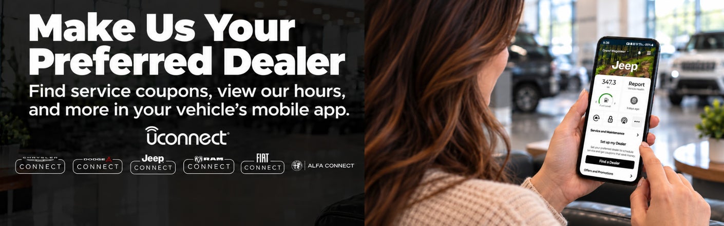 uconnect® make us your preferred dealer | Pischke Motors of La Crosse, Inc. in La Crosse WI