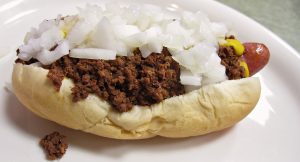 coney island chili dog