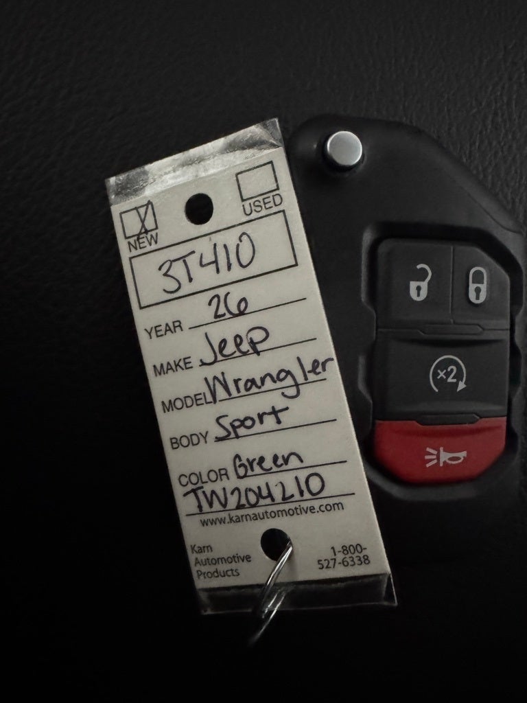 2026 Jeep Wrangler WRANGLER 4-DOOR WILLYS