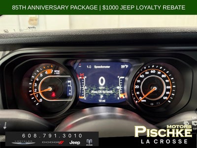 2026 Jeep Wrangler WRANGLER 4-DOOR 85TH ANNIVERSARY EDITION