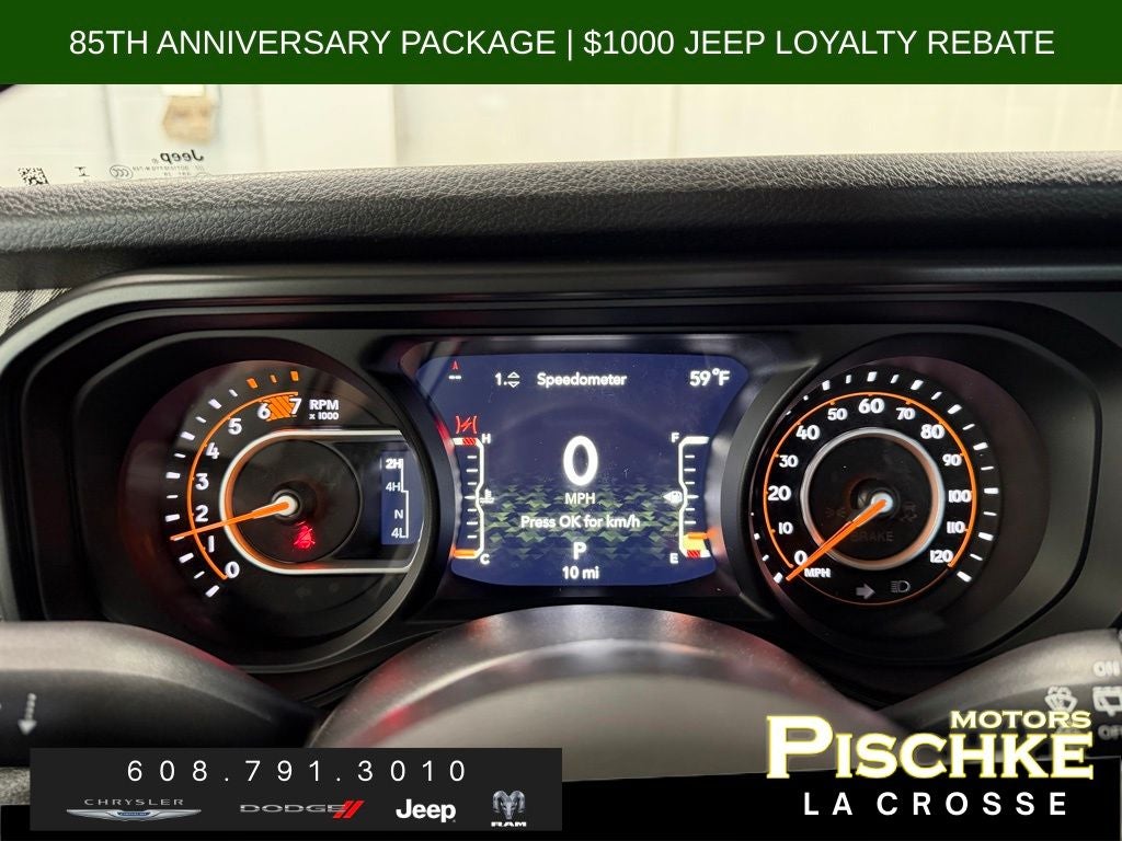 2026 Jeep Wrangler WRANGLER 4-DOOR 85TH ANNIVERSARY EDITION