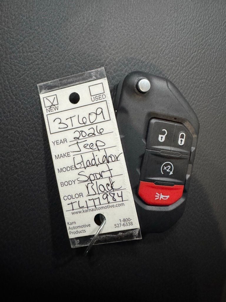 2026 Jeep Gladiator GLADIATOR SAHARA 4X4