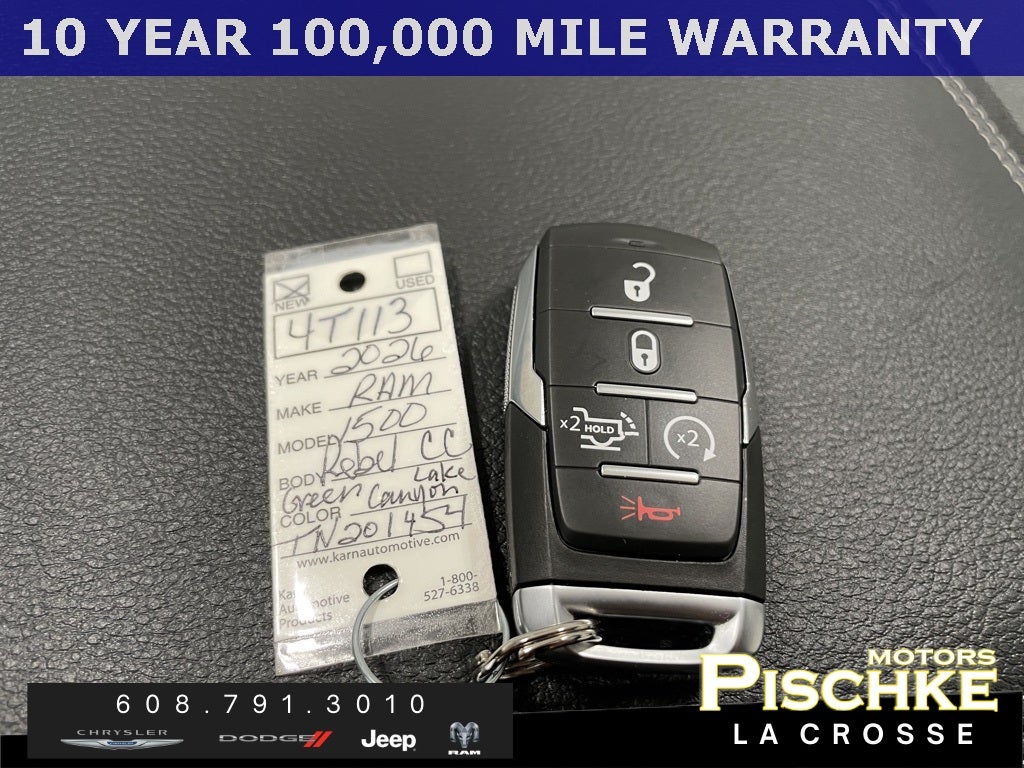 2026 RAM Ram 1500 RAM 1500 REBEL CREW CAB 4X4 5'7' BOX