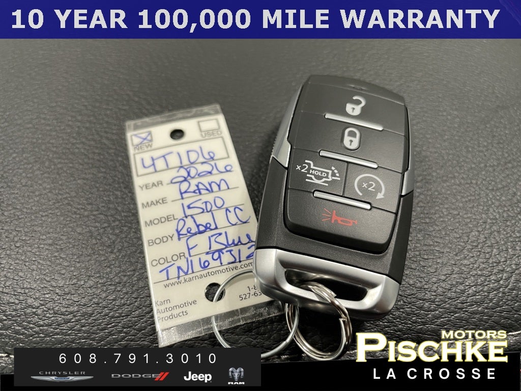 2026 RAM Ram 1500 RAM 1500 REBEL CREW CAB 4X4 5'7' BOX