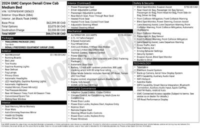 2024 GMC Canyon Denali