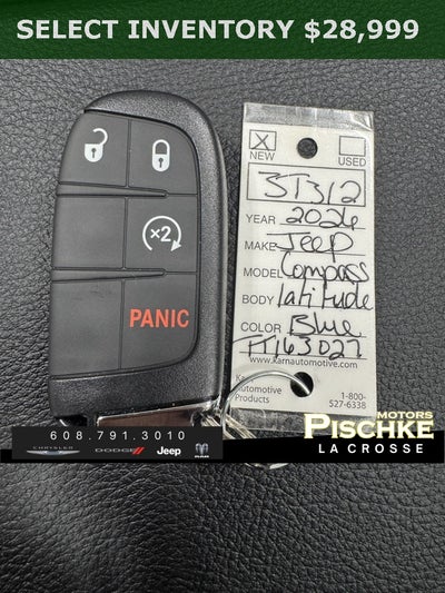 2026 Jeep Compass COMPASS LATITUDE ALTITUDE 4X4