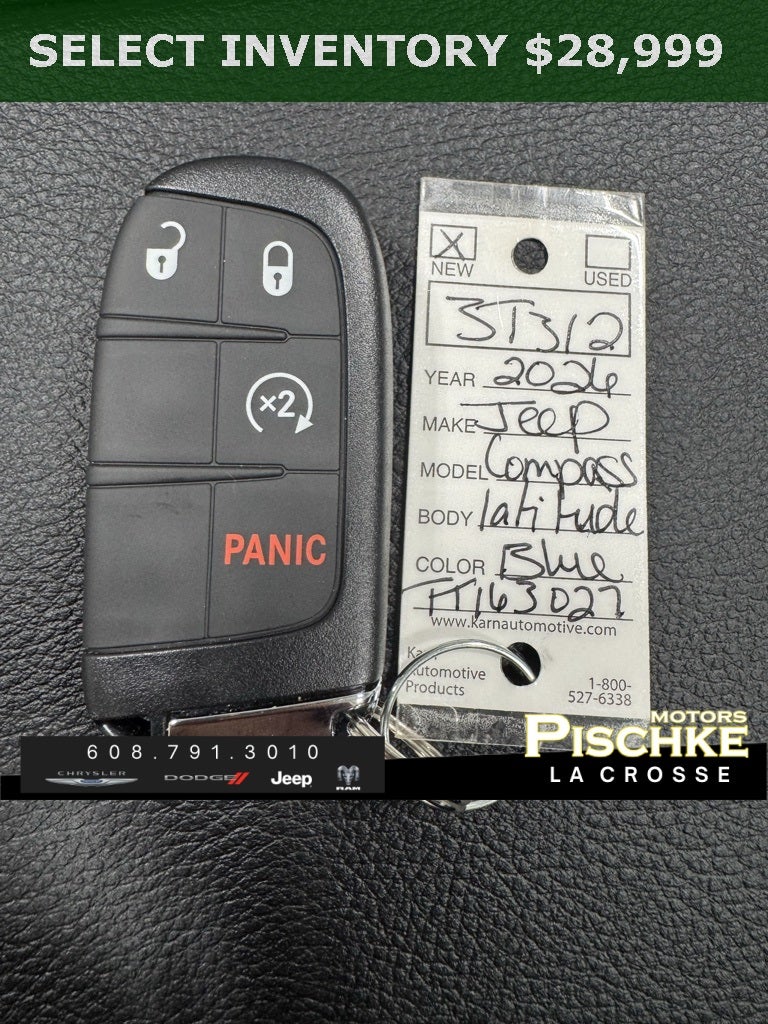 2026 Jeep Compass COMPASS LATITUDE ALTITUDE 4X4