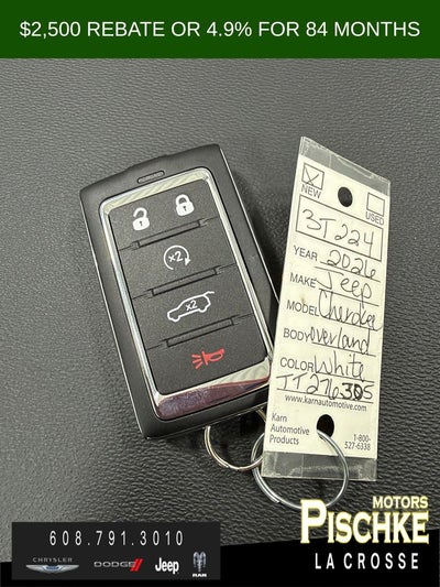 2026 Jeep Cherokee CHEROKEE OVERLAND 4X4