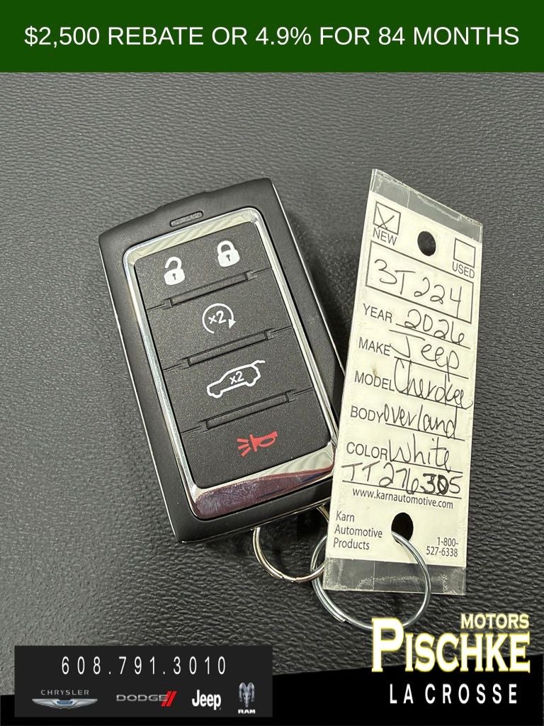 2026 Jeep Cherokee CHEROKEE OVERLAND 4X4
