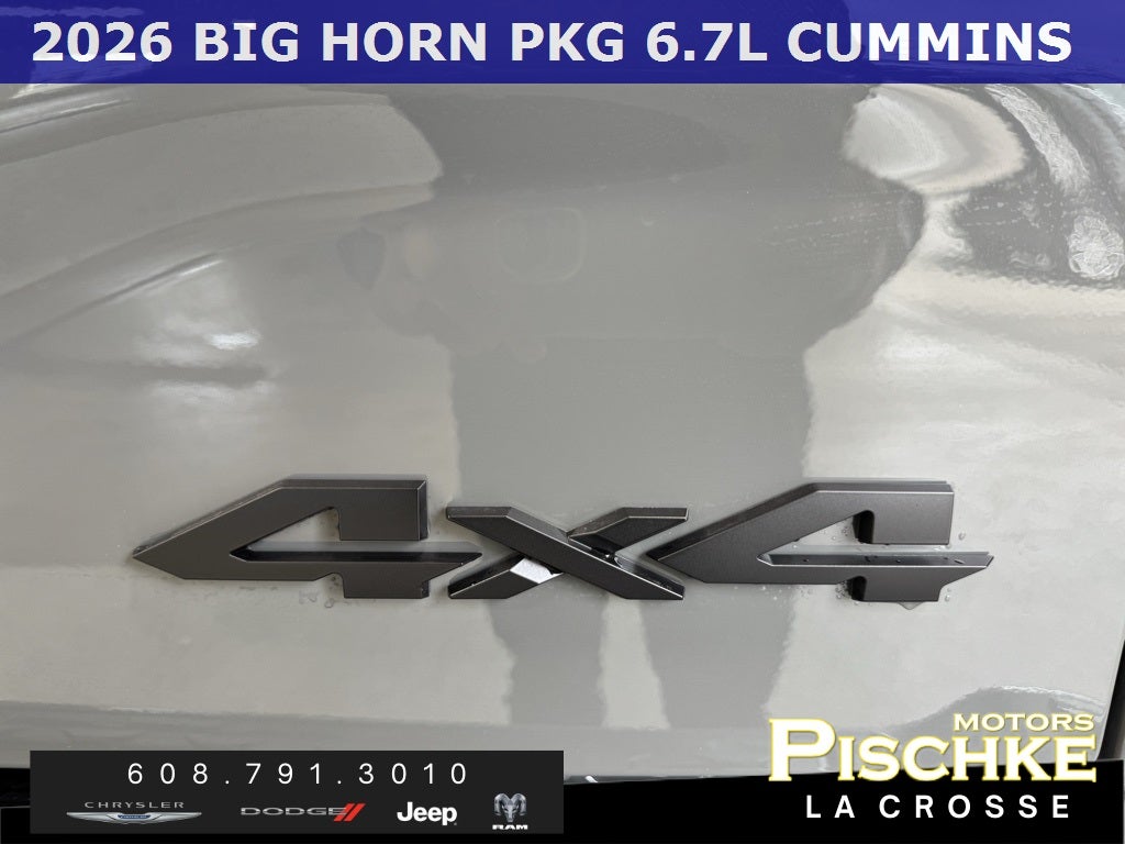 2026 RAM Ram 2500 RAM 2500 BIG HORN CREW CAB 4X4 6'4' BOX