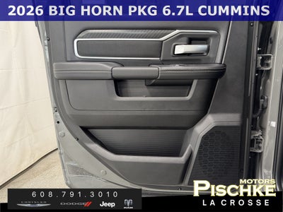 2026 RAM Ram 2500 RAM 2500 BIG HORN CREW CAB 4X4 6'4' BOX