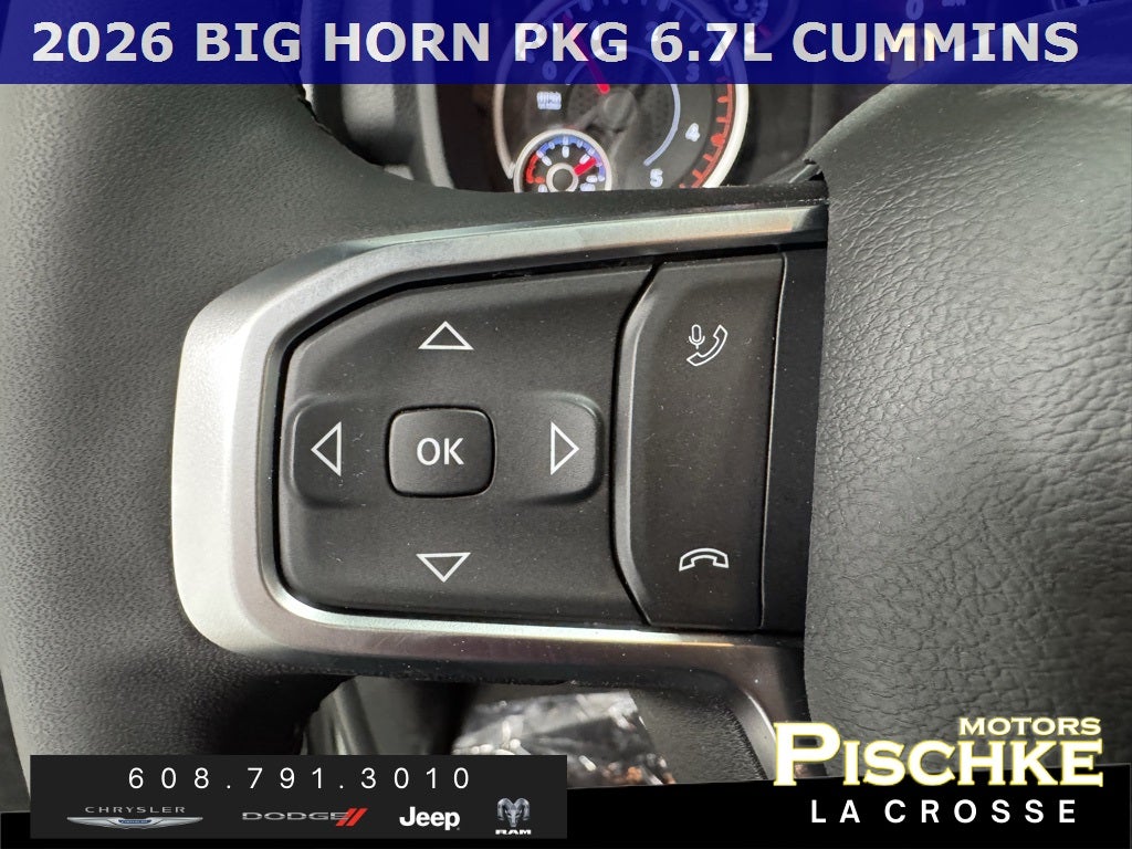 2026 RAM Ram 2500 RAM 2500 BIG HORN CREW CAB 4X4 6'4' BOX