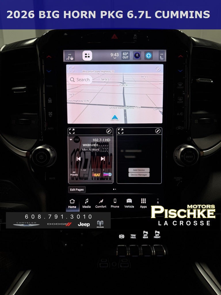 2026 RAM Ram 2500 RAM 2500 BIG HORN CREW CAB 4X4 6'4' BOX