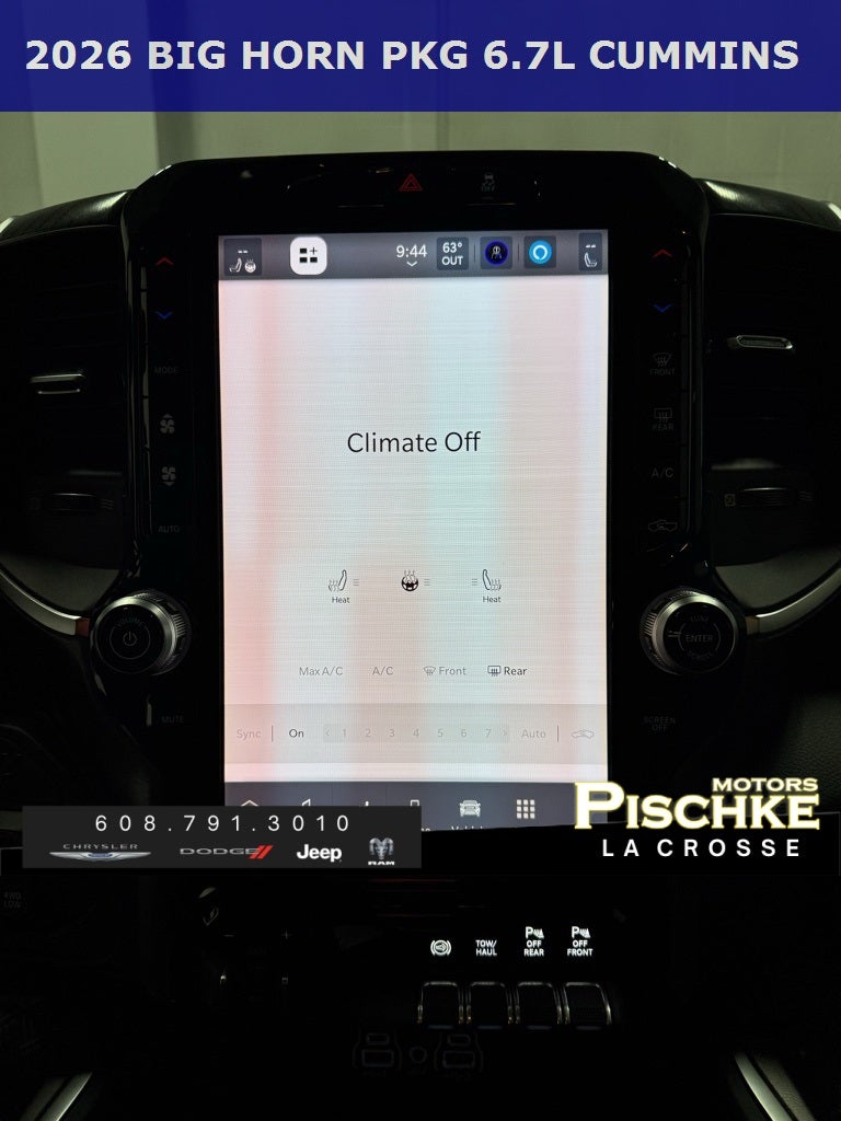 2026 RAM Ram 2500 RAM 2500 BIG HORN CREW CAB 4X4 6'4' BOX