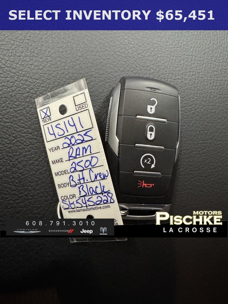2025 RAM Ram 2500 RAM 2500 BIG HORN CREW CAB 4X4 6'4' BOX