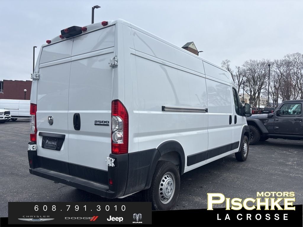 2025 RAM ProMaster 2500 Cargo Van Tradesman High Roof 159' WB w/Pass Seat