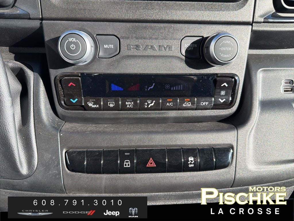 2025 RAM ProMaster 2500 Cargo Van Tradesman High Roof 159' WB w/Pass Seat