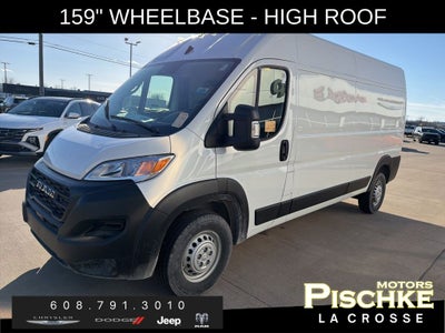2025 RAM ProMaster 2500 Cargo Van Tradesman High Roof 159' WB w/Pass Seat