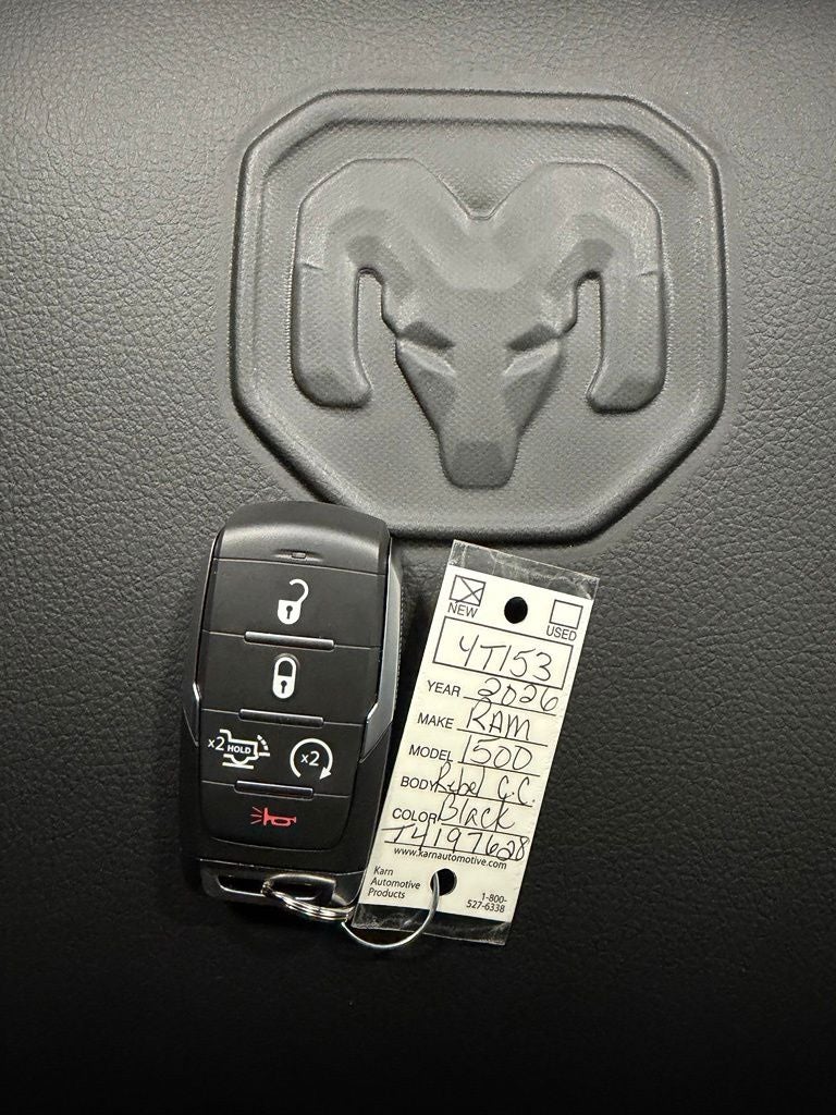 2026 RAM Ram 1500 RAM 1500 REBEL CREW CAB 4X4 5'7' BOX