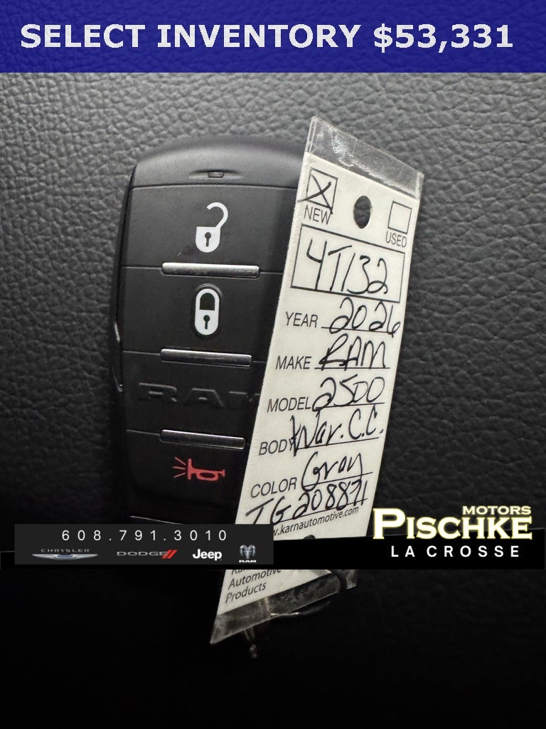 2026 RAM Ram 2500 RAM 2500 WARLOCK CREW CAB 4X4 6'4' BOX