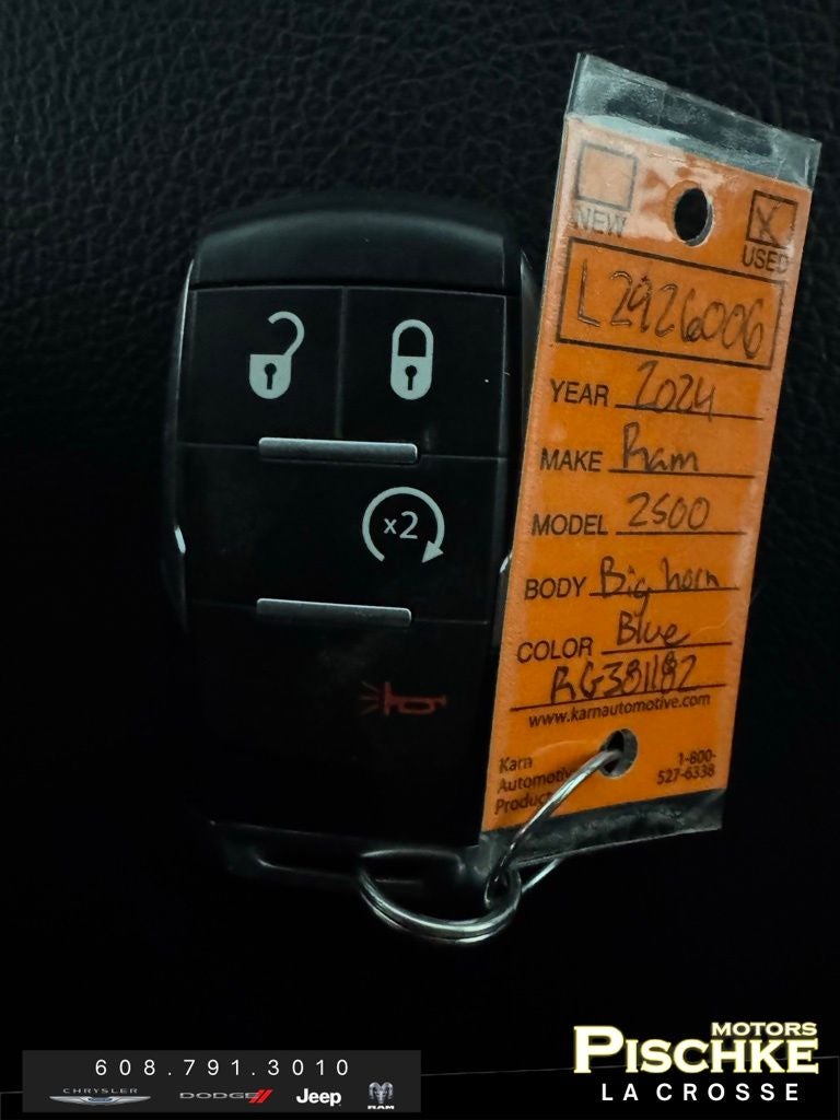 2024 RAM 2500 Big Horn Crew Cab 4x4 6'4' Box