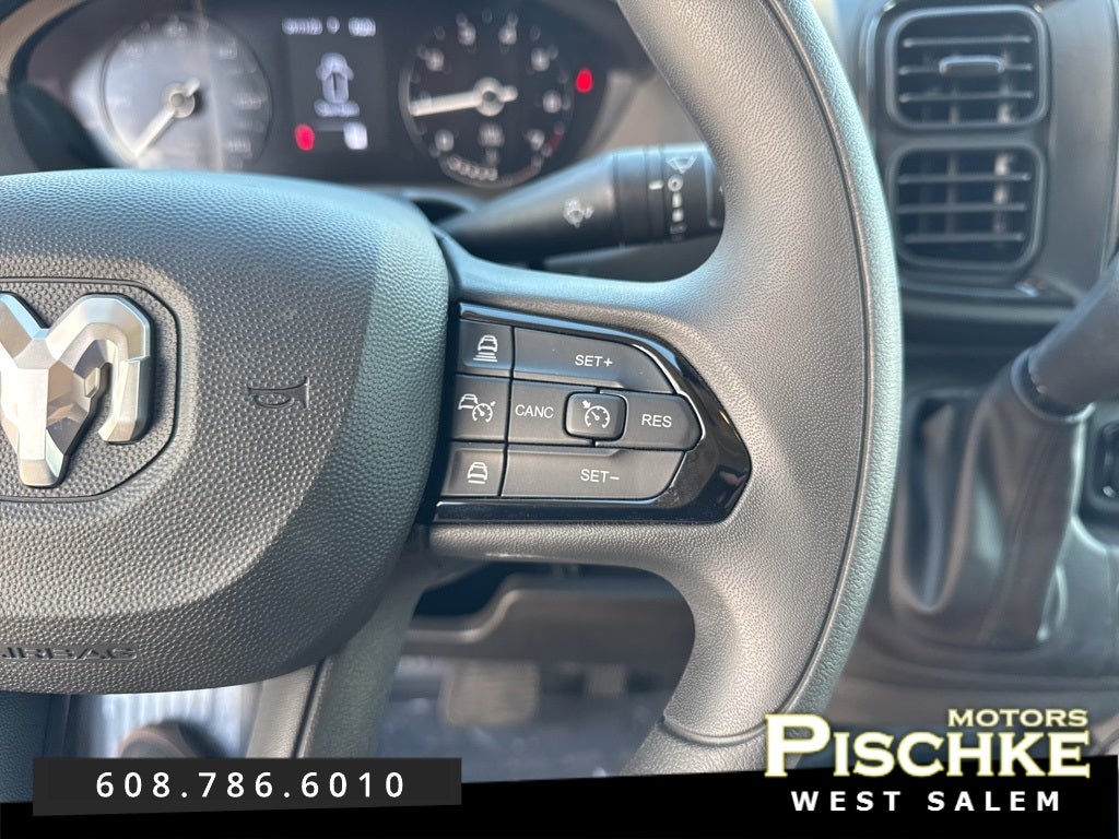 2025 RAM ProMaster 1500 Cargo Van Tradesman High Roof 136' WB w/Pass Seat