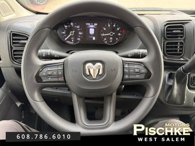 2025 RAM ProMaster 2500 Cargo Van Tradesman High Roof 159' WB w/Pass Seat