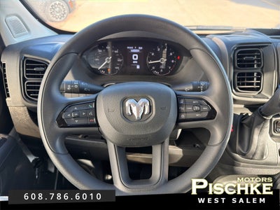 2025 RAM ProMaster 2500 Cargo Van Tradesman High Roof 159' WB w/Pass Seat