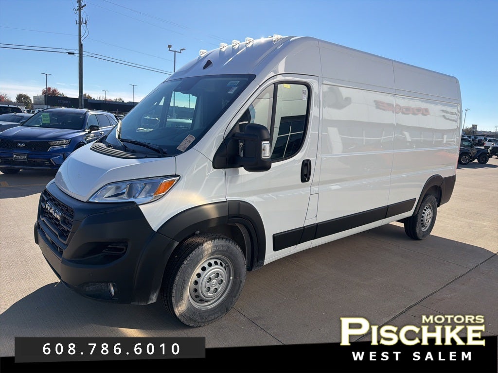 2025 RAM ProMaster 2500 Cargo Van Tradesman High Roof 159' WB w/Pass Seat