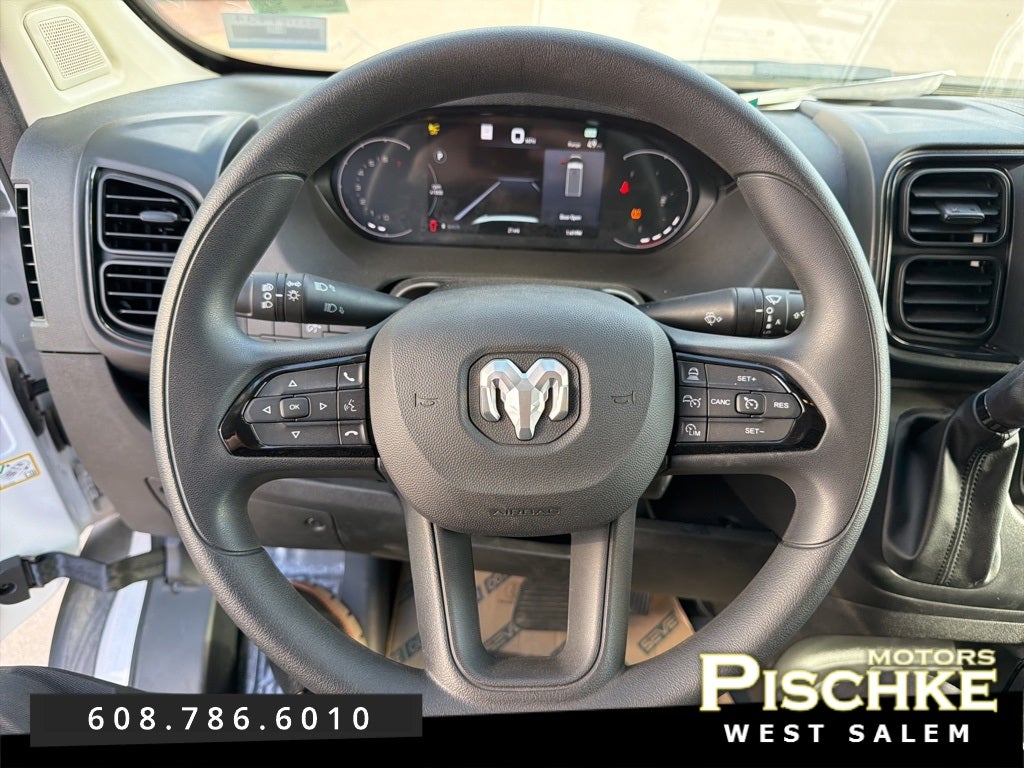 2025 RAM ProMaster 2500 Cargo Van Tradesman Low Roof 136' WB w/Pass Seat