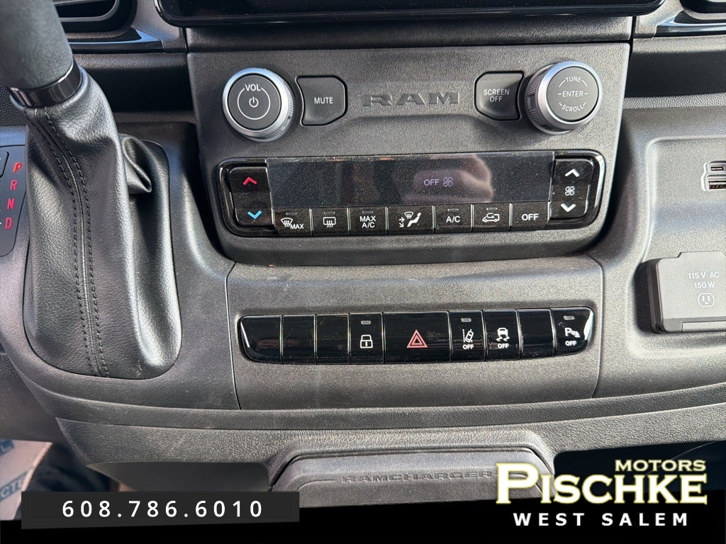 2025 RAM ProMaster 2500 Cargo Van Tradesman Low Roof 136' WB w/Pass Seat