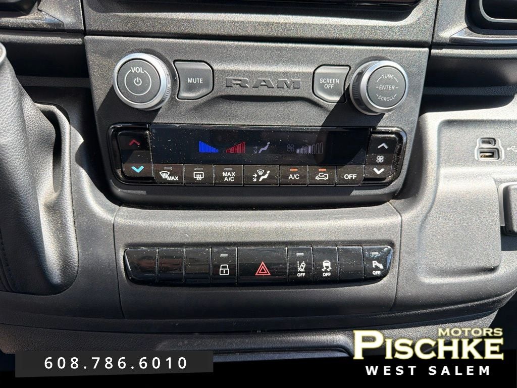 2025 RAM ProMaster 2500 Cargo Van Tradesman Low Roof 136' WB w/Pass Seat