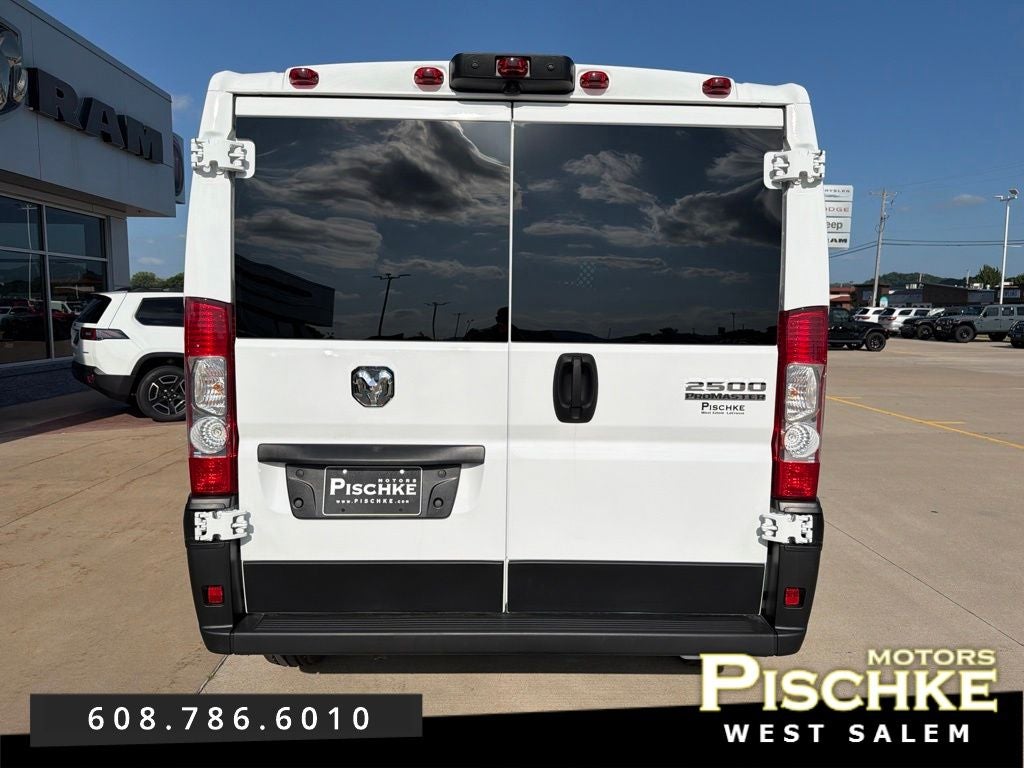 2025 RAM ProMaster 2500 Cargo Van Tradesman Low Roof 136' WB w/Pass Seat